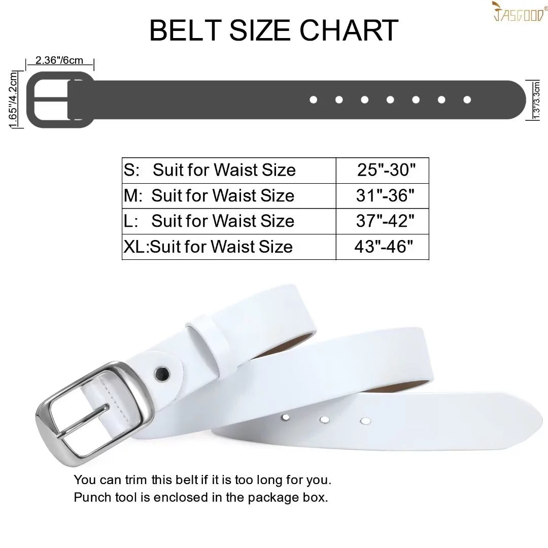 Women Belts plus Size Black Leather Waist Belt for Jeans Pants