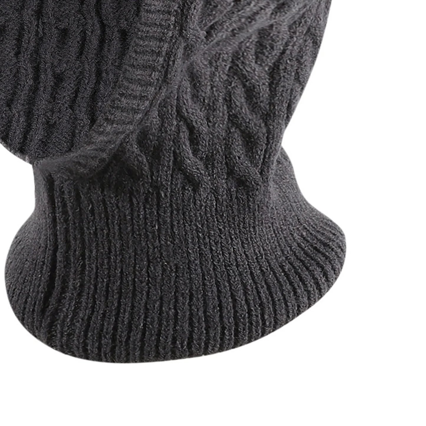 Toboggan Snow Winter Hats for Men Women Soft Warm Knit Hat Ski Stocking Collar Cap Hat Wool Hats for Men Women Mens Hats Gy2 One Size