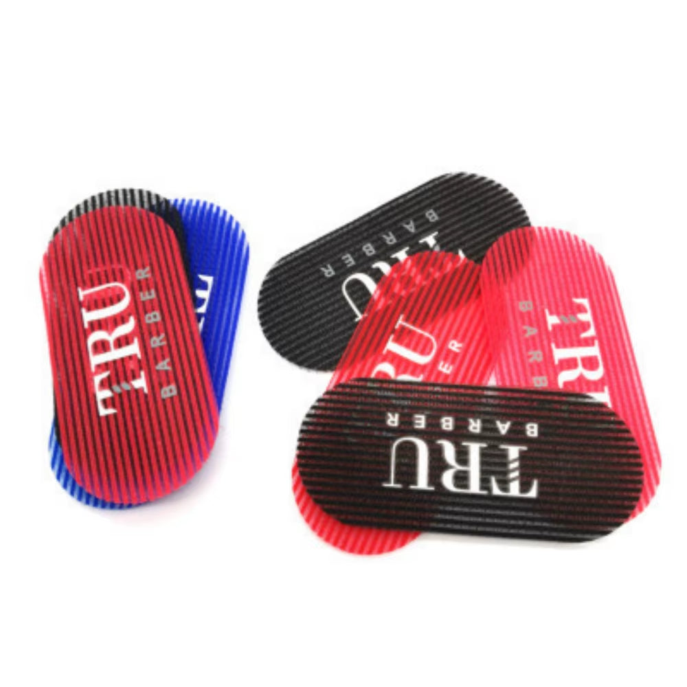 2/4Pcs Hairdressing Oil Head Styling Sticker Gradient Hair Carving Velcro Hair Styling Hair Stickers Salon Barber Accessories