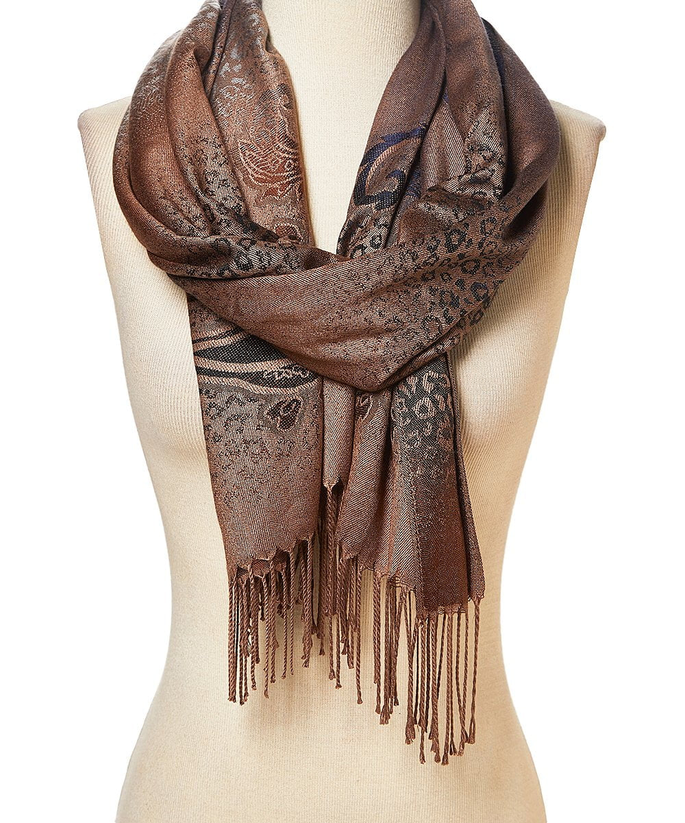 Women'S Lightweight Paisley Pashmina Scarf