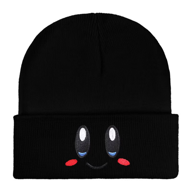 12 Colors Cartoon Embroidered Beanies Knitted Skullies Autumn Winter Warm Wool Hat Gengar Women Men Beanies